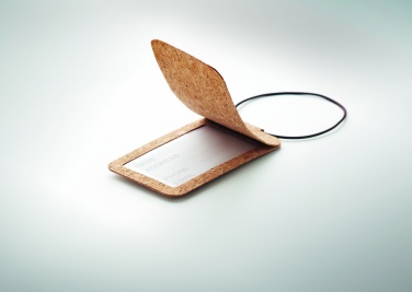 Logo trade mainoslahjat ja liikelahjat kuva: Korkki matkalaukkutägi