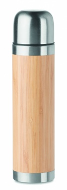 Logotrade mainoslahjat kuva: Bambu termospullo 400ml CHAN BAMBOO