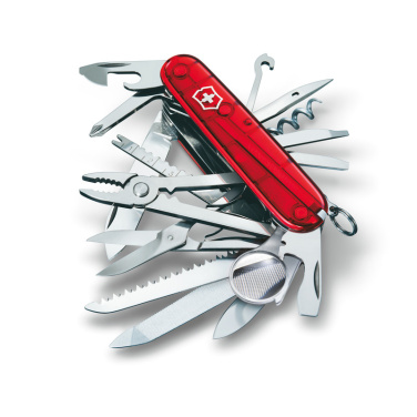 Logo trade liikelahja kuva: Taskuveitsi SwissChamp läpinäkyvä Victorinox