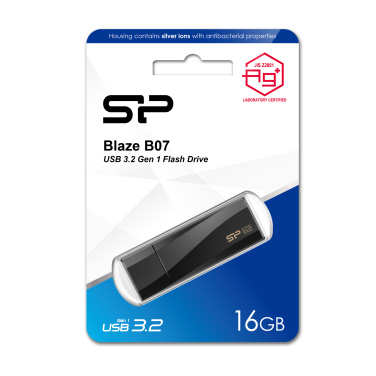 Logotrade liikelahja tuotekuva: PENDRIVE SILICON POWER BLAZE - B07 3.2 16GB