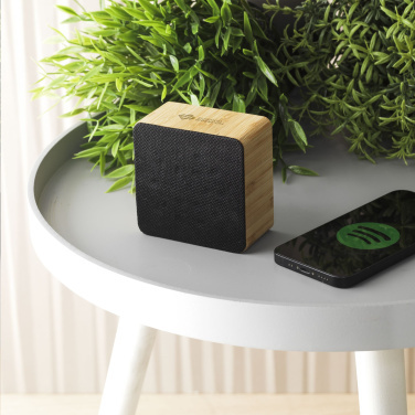 Logotrade mainoslahja tuotekuva: Sonido 5W Bamboo langaton kaiutin