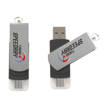 Logo trade liikelahjat tuotekuva: USB Dual Connect 3.0 - Type-C 8 Gt