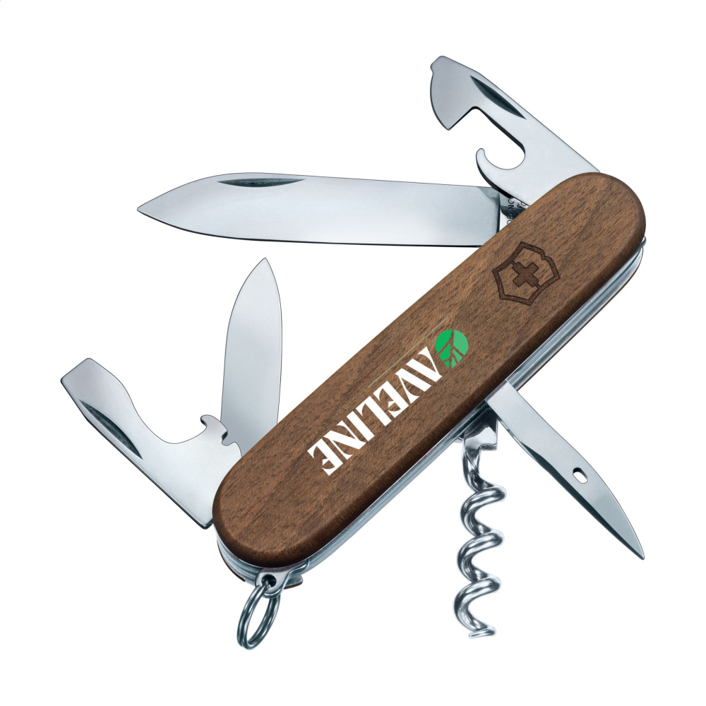 Logotrade mainostuote tuotekuva: Victorinox Spartan Wood taskuveitsi