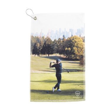 Logotrade mainoslahja tuotekuva: Golfpyyhe 400 g/m² 30x50