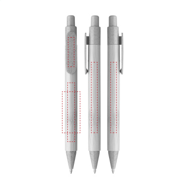 Logotrade mainostuotet kuva: Bamboo Wheat Pen vehnäolki kuulakärkikynä