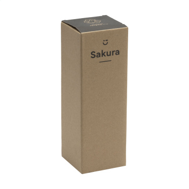 Logotrade mainoslahja tuotekuva: Sakura 360 ml bambu lämpöpullo/termokuppi