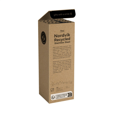 Logotrade mainoslahja tuotekuva: Nordvik RCS Recycled Steel 500 ml juomapullo