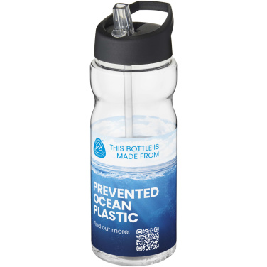 Logo trade liikelahja kuva: H2O Active® Eco Base 650 ml -urheilujuomapullo kaatonokkakannella
