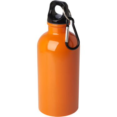 Logotrade liikelahjat kuva: Oregon 400 ml:n RCS-sertifioitu, yksiseinämäinen, ruostumattomasta teräksestä valmistettu vesipullo jousihaalla