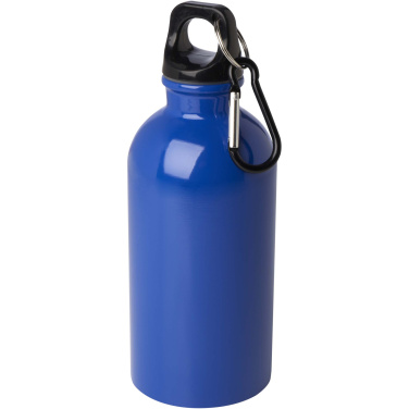 Logo trade liikelahjat tuotekuva: Oregon 400 ml:n RCS-sertifioitu, yksiseinämäinen, ruostumattomasta teräksestä valmistettu vesipullo jousihaalla