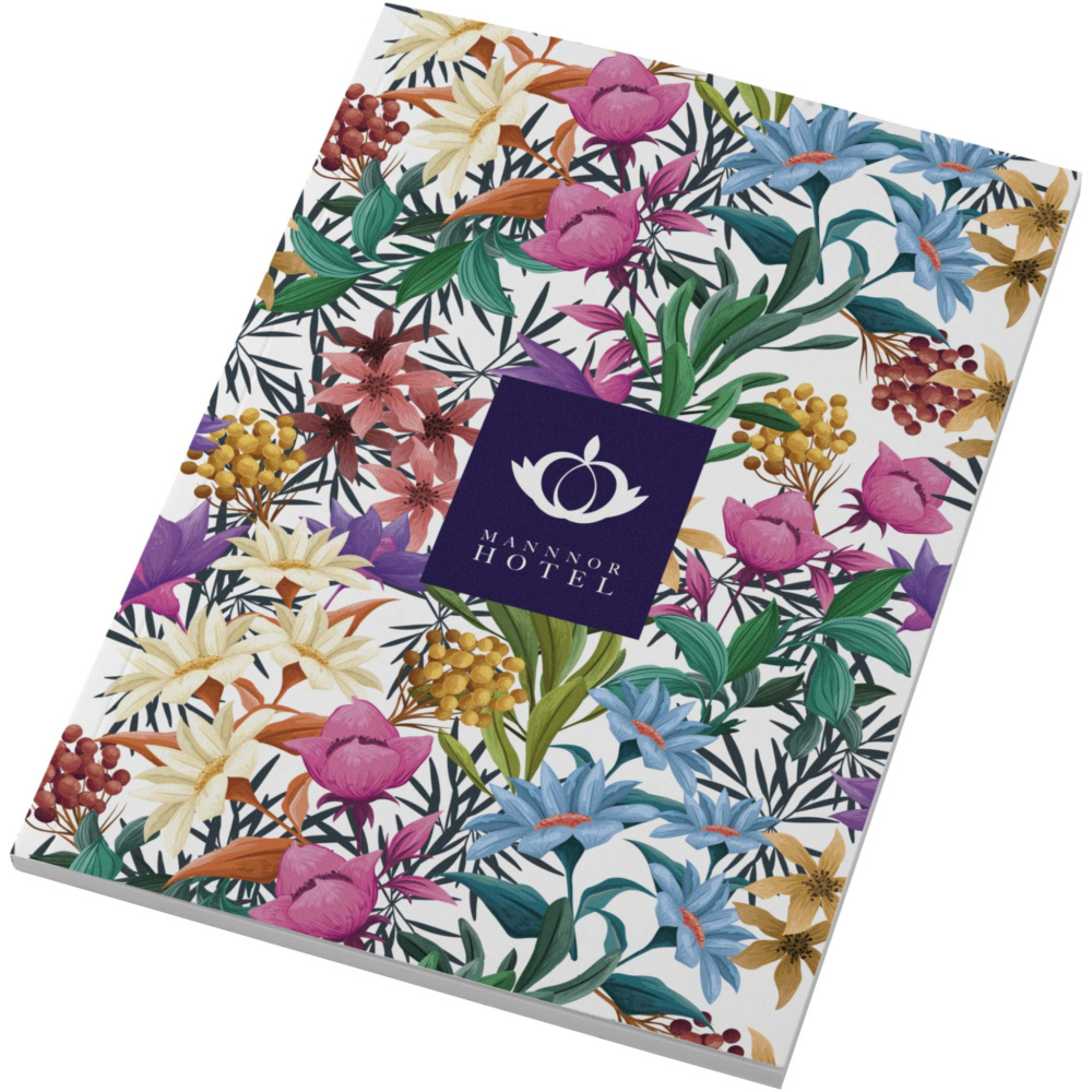 Logo trade mainoslahjat tuotekuva: Novella Austen pehmeäkantinen A5-muistivihko, 50 arkkia