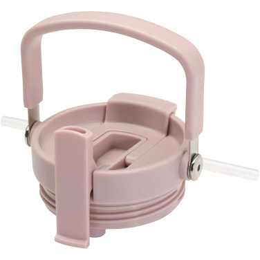 Logotrade liikelahja tuotekuva: Bronx 900 ml:n RCS-sertifioidusta kierrätetystä ruostumattomasta teräksestä valmistettu kuparityhjiöeristetty juomamuki, jossa on kaksitoiminen kansi