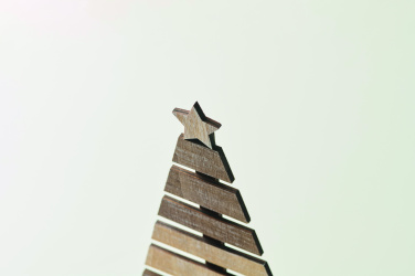 Logo trade mainoslahjat tuotekuva: Puinen joulukuusi