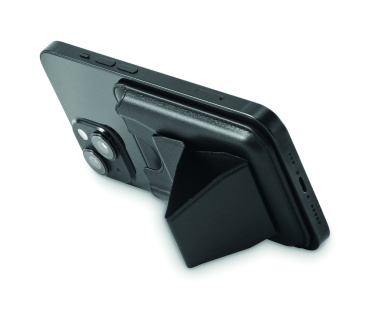 Logo trade mainoslahja ja liikelahja tuotekuva: Magneettinen PU-korttikotelo