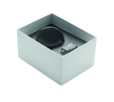 Logo trade liikelahja kuva: Lasinen pyöreä palkinto