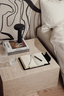 Logo trade mainoslahja kuva: VINGA Marlow GRS -muistikirja