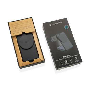 Logotrade liikelahjat mainoslahjat tuotekuva: Urban Vitamin Arcadia RCS rplast 15W 3in1 magn. laturi