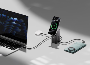 Logo trade liikelahjat tuotekuva: Urban Vitamin Sunnyvale 100 W 15 000 mAh virtapankki