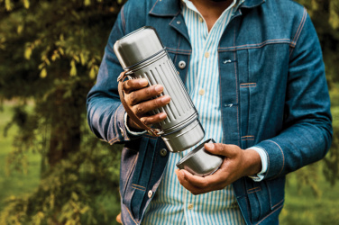 Logotrade mainostuote tuotekuva: Black+Blum Explorer termospullo Duo 1L