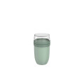 Mepal Ellipse 750+300 ml:n eristetty lounasrasia, Salvianvihreä