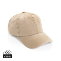 BEAU AWARE™ 6-osainen 270 g/m²:n puuvillatwill-lippalakki, beige