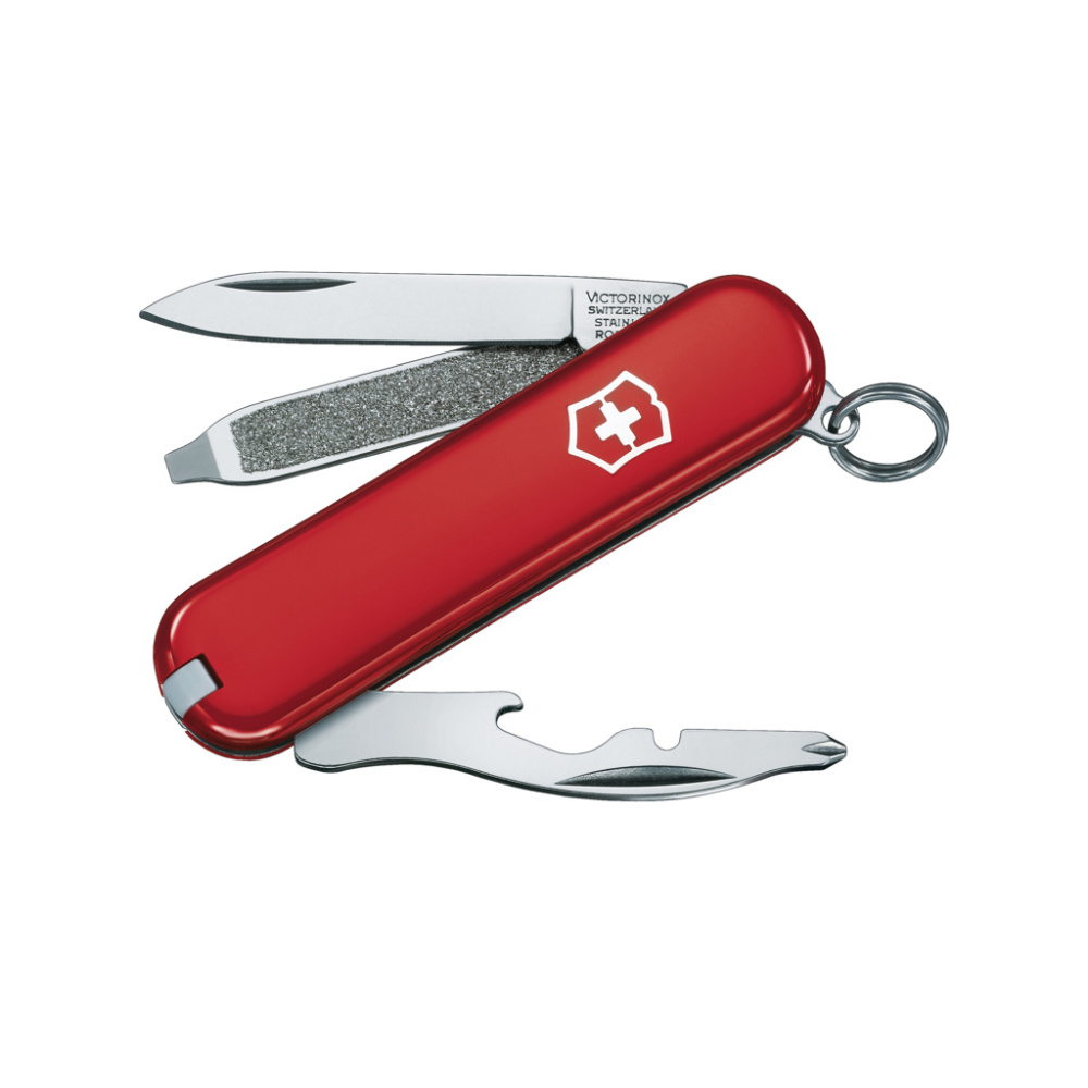 Logotrade mainostuotet kuva: VICTORINOX-taskuveitsi, pieni Rally, 9 toimintoa