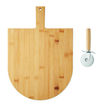 Logo trade liikelahja mainoslahja tuotekuva: Pizzalauta & leikkuri