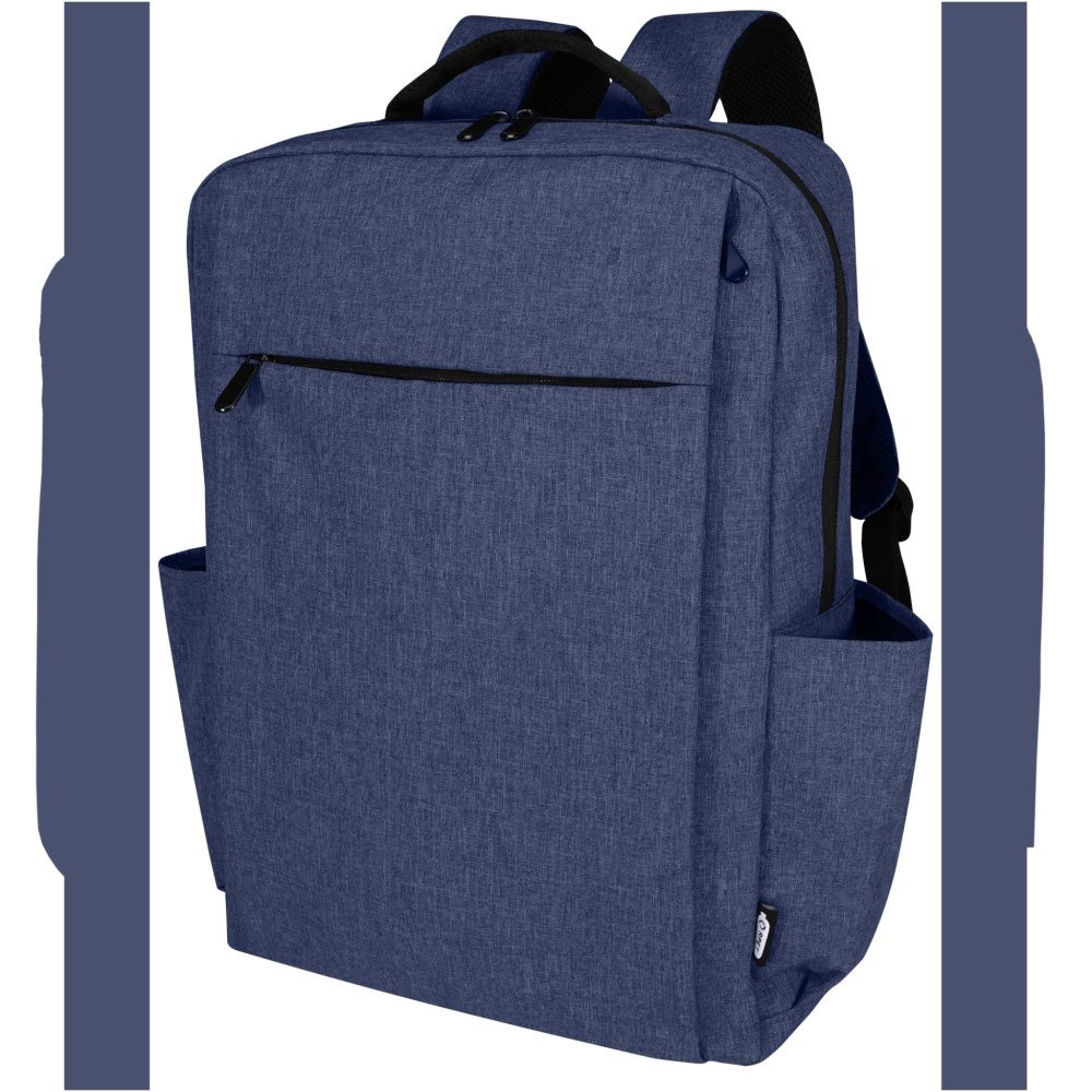 Logotrade mainoslahja tuotekuva: Libra GRS-kierrätetty reppu 15” kannettavalle tietokoneelle 15 l
