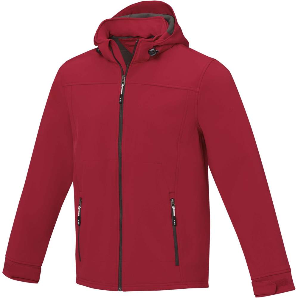 Logotrade liikelahjat mainoslahjat tuotekuva: Langley softshell-takki miesten valmistettu GRS-kierrätysmateriaalista 