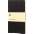 Moleskine Cahier Journal L - paprastas, Vientisa juoda