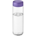 H2O Active® Vibe 850 ml vandens butelis su užsukamu dangteliu, Skaidrus / violetinis