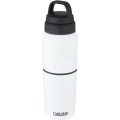 CamelBak® MultiBev vakuumu izoliuotas nerūdijančio plieno 500 ml buteliukas ir 350 ml puodelis, Baltas