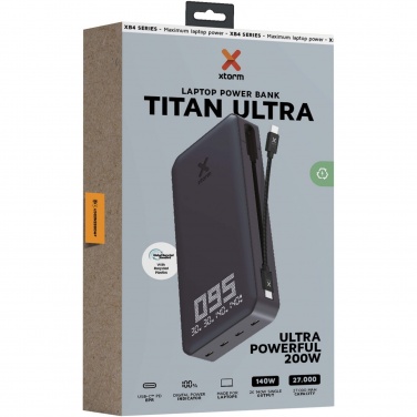 Logotrade reklaminės dovanos nuotrauka: Xtorm XB403 Titan Ultra 27 000 mAh 200 W nešiojamojo kompiuterio maitinimo blokas