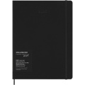 Moleskine 12 mėnesių XL Smart Planner Pro, Vientisa juoda