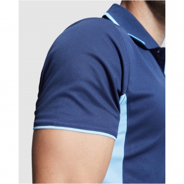 Logotrade reklaminiai produktai nuotrauka: Montmelo unisex sportinis polo trumpomis rankovėmis