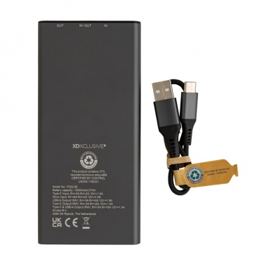 : Terra RCS perdirbtas 18 W aliuminio maitinimo blokas 10 000 mAh