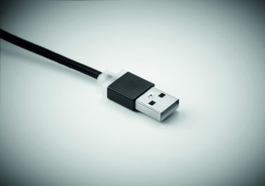 Logotrade reklaminės dovanos nuotrauka: raktų pakabukas su USB tipo C laidu