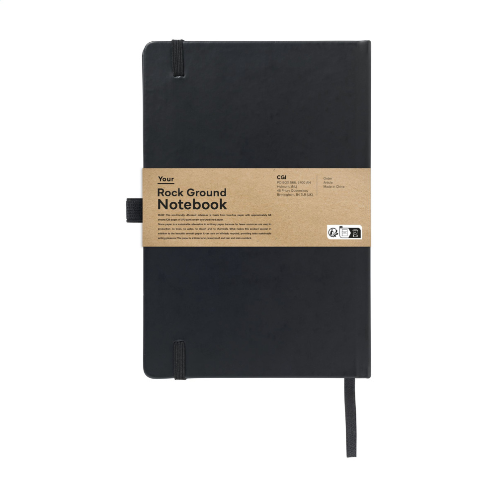 Logotrade reklaminiai produktai nuotrauka: Rock Ground Paper Notepad A5