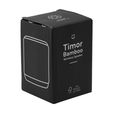 Logotrade reklaminės dovanos nuotrauka: Timor Bamboo belaidis garsiakalbis