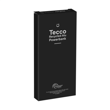 Logotrade reklaminės dovanos nuotrauka: Tecco GRS Recycled Alu Powerbank 5000 išorinis įkroviklis