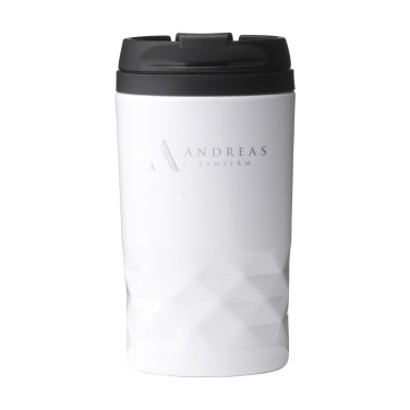 Logotrade verslo dovanos nuotrauka: Graphic Mini Mug RCS Recycled Steel 250 ml termopuodelis