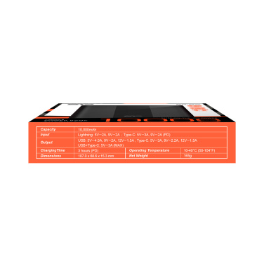 Logotrade verslo dovanos nuotrauka: Išorinė baterija Silicon Power QP55 10000 mAh
