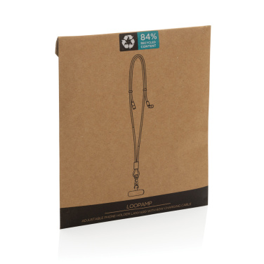 Logotrade dovana nuotrauka: „LoopAmp RCS RPET“ reguliuojamo stiprumo telefono laidas su 60 W galia