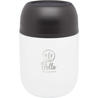 Logotrade reklaminės dovanos nuotrauka: „Supo“ 480 ml talpos dvigubų sienelių perdirbto nerūdijančio plieno pietų indas