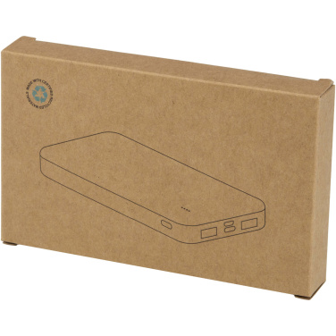 Logotrade reklaminiai produktai nuotrauka: „Intan“ 10 000 mAh 10 W perdirbto plastiko išorinė baterija