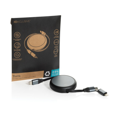 Logotrade reklaminiai produktai nuotrauka: „Terra RCS“ perdirbto aliuminio ištraukiamas 240 W 2 viename laidas