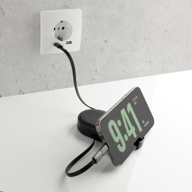 Logotrade reklaminės dovanos nuotrauka: „Chargevix RCS“ plastikinis daugiafunkcis 60 W įkrovimo rinkinys