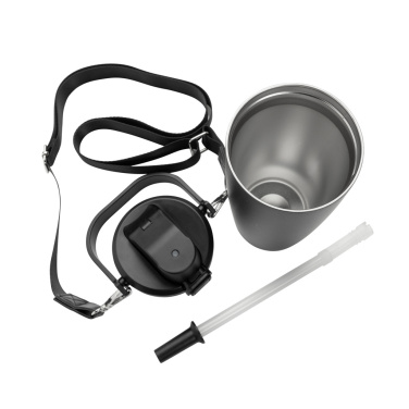 Logotrade reklaminės dovanos nuotrauka: Avira Ayala RCS nerūdijančio plieno duosip užrakinamas krepšys per petį