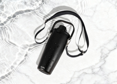 Logotrade reklaminės dovanos nuotrauka: Avira Ayala RCS nerūdijančio plieno duosip užrakinamas krepšys per petį