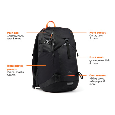 Logotrade verslo dovanos nuotrauka: Nordic Drift Trail RCS kuprinė 24L